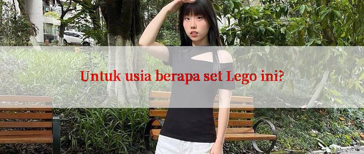 Untuk usia berapa set Lego ini?