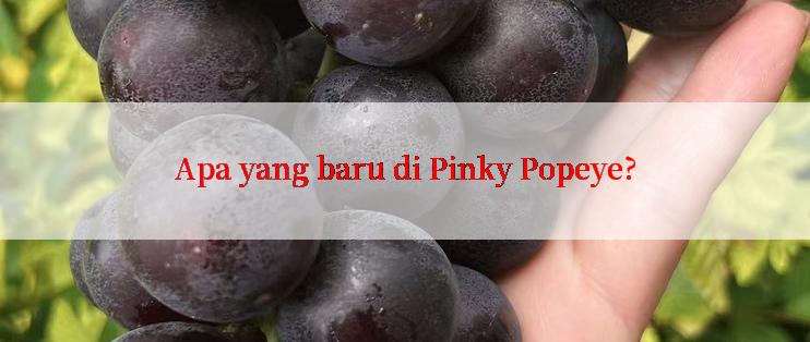 Apa yang baru di Pinky Popeye?