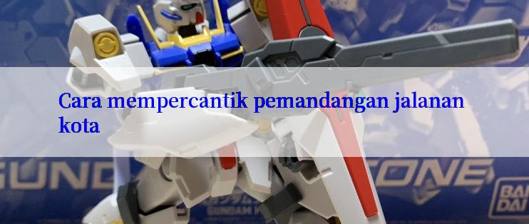 Cara mempercantik pemandangan jalanan kota