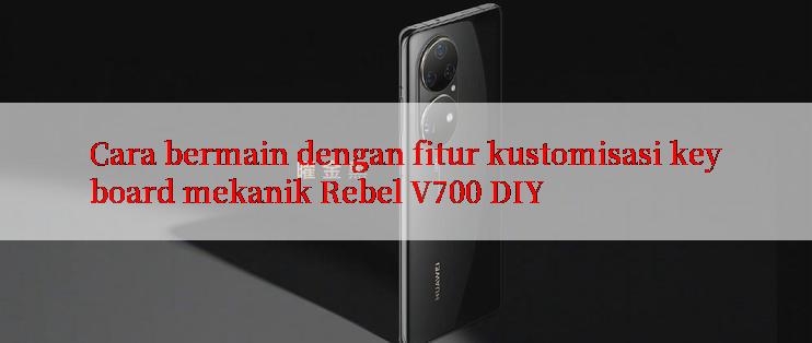 Cara bermain dengan fitur kustomisasi keyboard mekanik Rebel V700 DIY