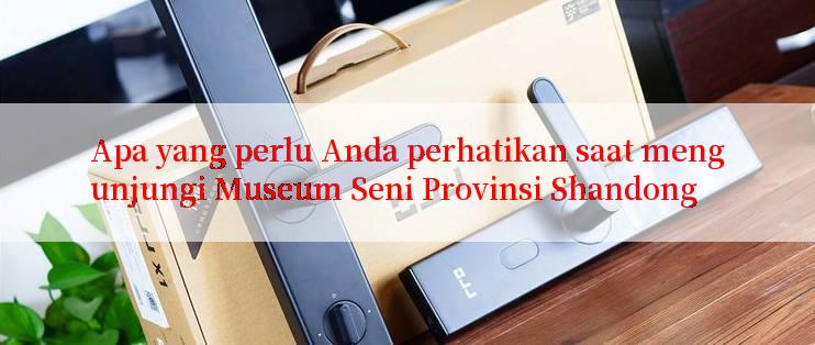 Apa yang perlu Anda perhatikan saat mengunjungi Museum Seni Provinsi Shandong