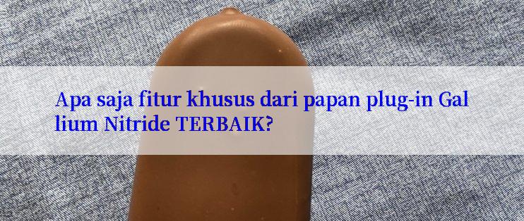 Apa saja fitur khusus dari papan plug-in Gallium Nitride TERBAIK?