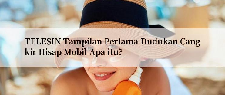 TELESIN Tampilan Pertama Dudukan Cangkir Hisap Mobil Apa itu?