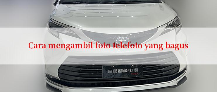 Cara mengambil foto telefoto yang bagus