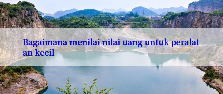 Bagaimana menilai nilai uang untuk peralatan kecil