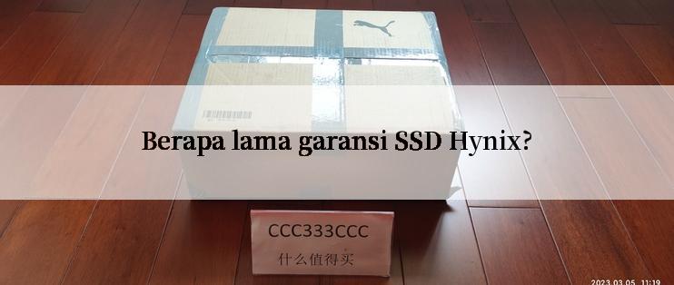 Berapa lama garansi SSD Hynix?