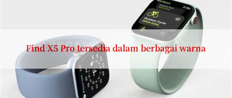 Find X5 Pro tersedia dalam berbagai warna