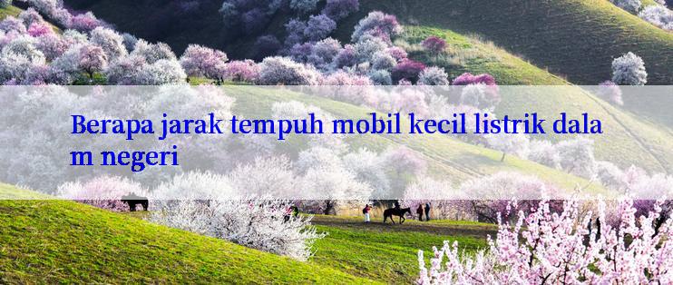 Berapa jarak tempuh mobil kecil listrik dalam negeri