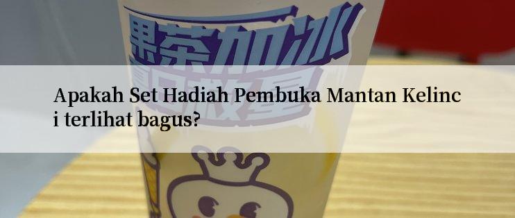 Apakah Set Hadiah Pembuka Mantan Kelinci terlihat bagus?