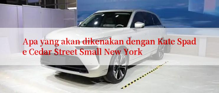 Apa yang akan dikenakan dengan Kate Spade Cedar Street Small New York