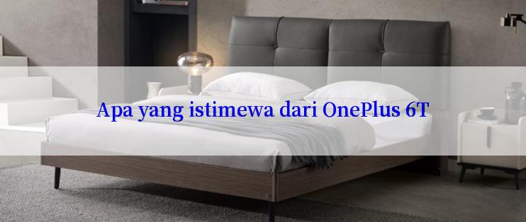 Apa yang istimewa dari OnePlus 6T