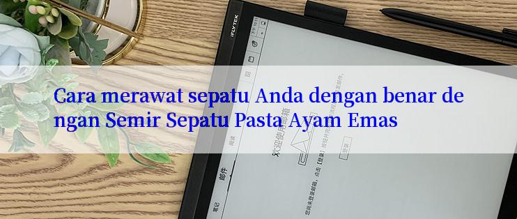 Cara merawat sepatu Anda dengan benar dengan Semir Sepatu Pasta Ayam Emas