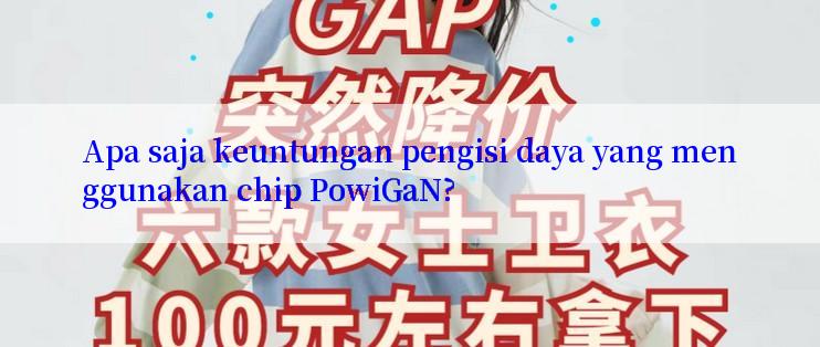 Apa saja keuntungan pengisi daya yang menggunakan chip PowiGaN?