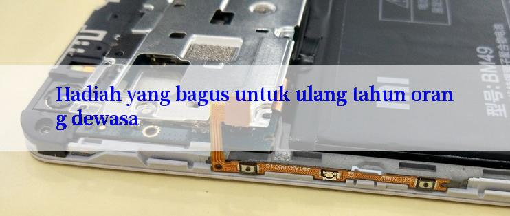 Hadiah yang bagus untuk ulang tahun orang dewasa