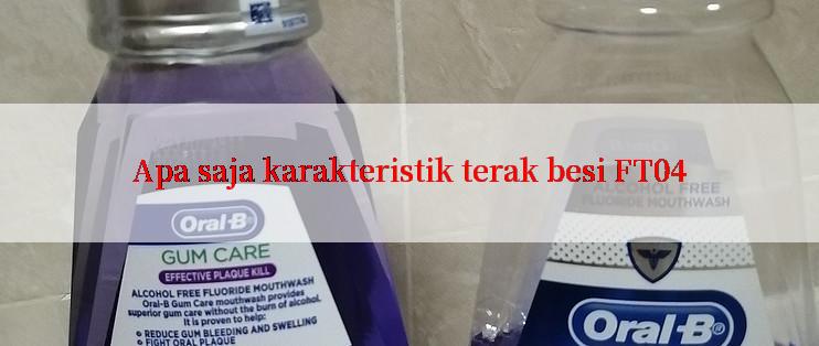 Apa saja karakteristik terak besi FT04