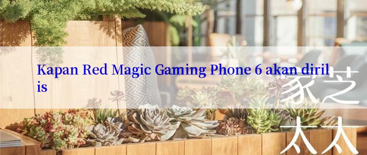 Kapan Red Magic Gaming Phone 6 akan dirilis