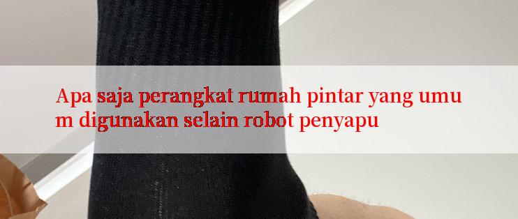 Apa saja perangkat rumah pintar yang umum digunakan selain robot penyapu