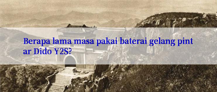 Berapa lama masa pakai baterai gelang pintar Dido Y2S?