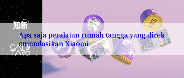 Apa saja peralatan rumah tangga yang direkomendasikan Xiaomi