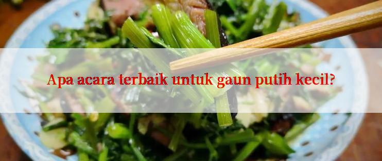 Apa acara terbaik untuk gaun putih kecil?