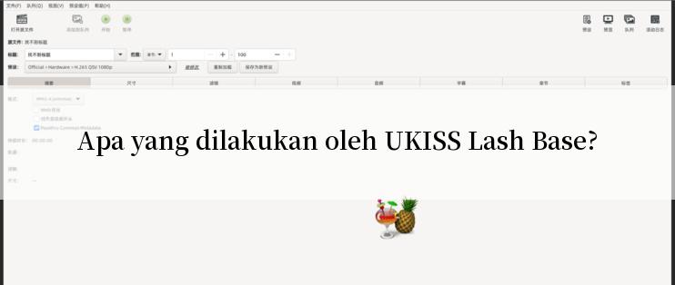 Apa yang dilakukan oleh UKISS Lash Base?