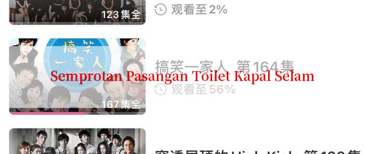 Semprotan Pasangan Toilet Kapal Selam