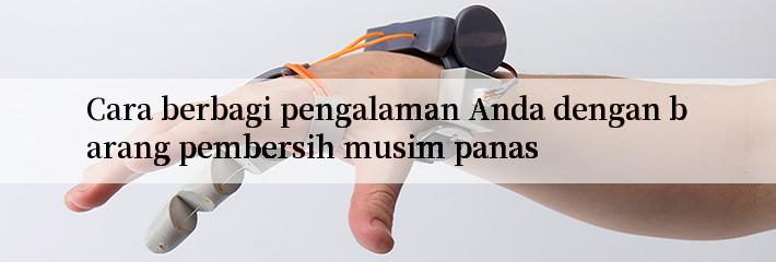 Cara berbagi pengalaman Anda dengan barang pembersih musim panas