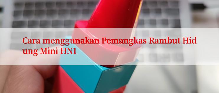 Cara menggunakan Pemangkas Rambut Hidung Mini HN1