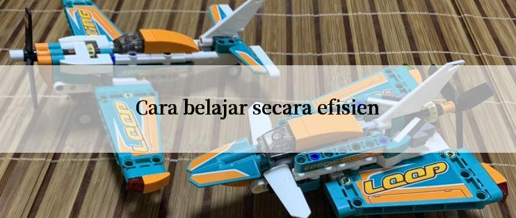 Cara belajar secara efisien