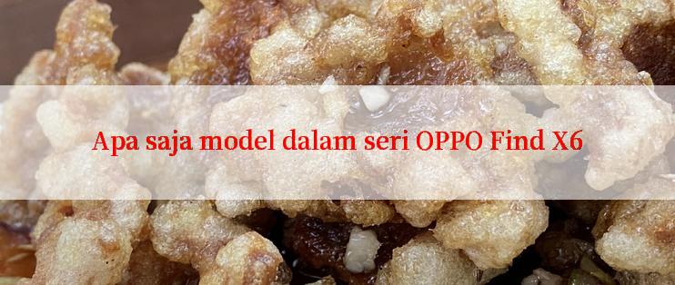 Apa saja model dalam seri OPPO Find X6