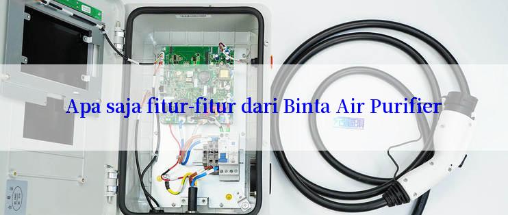 Apa saja fitur-fitur dari Binta Air Purifier