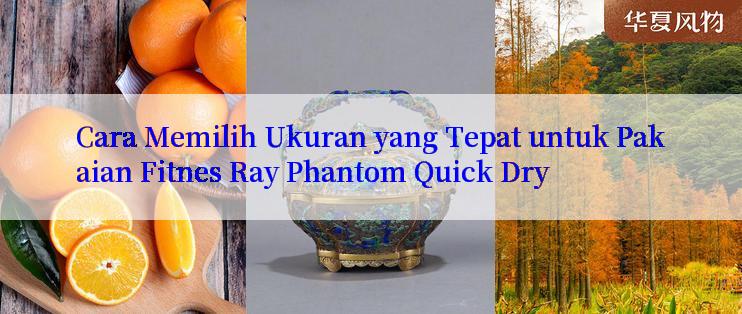 Cara Memilih Ukuran yang Tepat untuk Pakaian Fitnes Ray Phantom Quick Dry