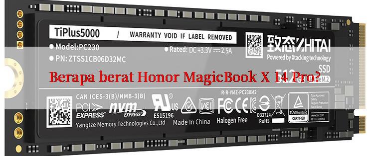 Berapa berat Honor MagicBook X 14 Pro?