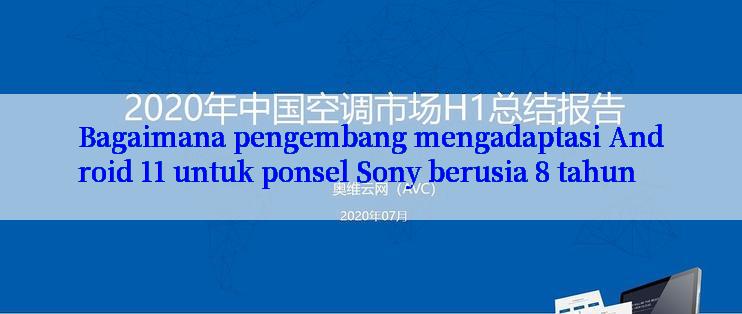 Bagaimana pengembang mengadaptasi Android 11 untuk ponsel Sony berusia 8 tahun