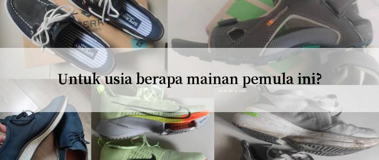 Untuk usia berapa mainan pemula ini?