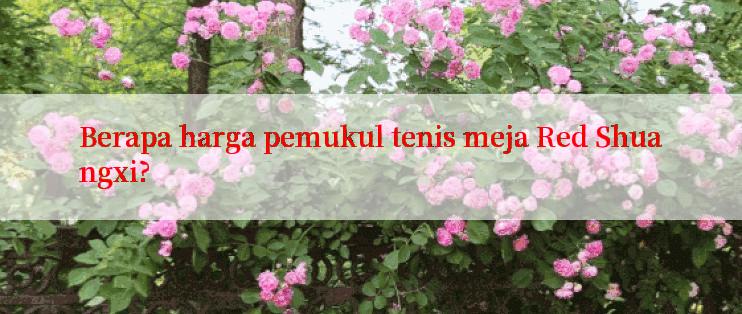 Berapa harga pemukul tenis meja Red Shuangxi?