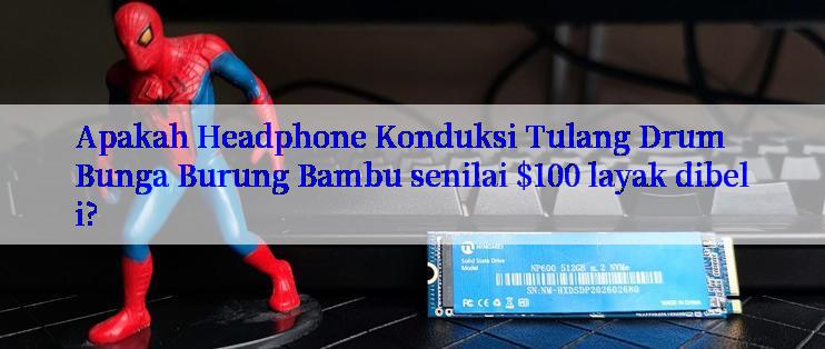 Apakah Headphone Konduksi Tulang Drum Bunga Burung Bambu senilai $100 layak dibeli?