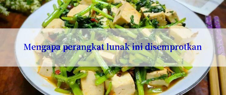 Mengapa perangkat lunak ini disemprotkan