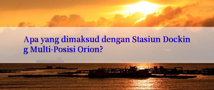 Apa yang dimaksud dengan Stasiun Docking Multi-Posisi Orion?