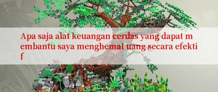 Apa saja alat keuangan cerdas yang dapat membantu saya menghemat uang secara efektif