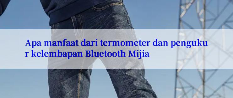 Apa manfaat dari termometer dan pengukur kelembapan Bluetooth Mijia