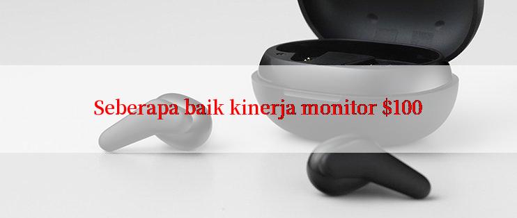 Seberapa baik kinerja monitor $100