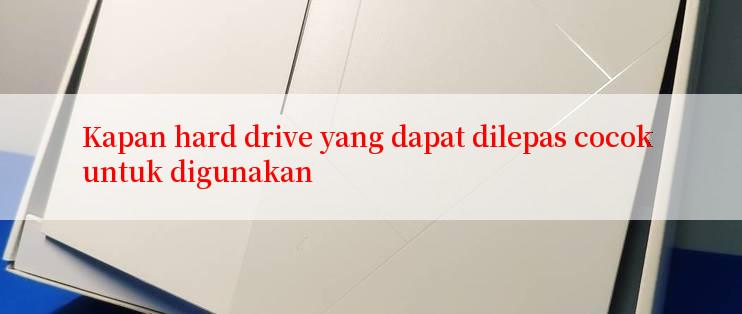 Kapan hard drive yang dapat dilepas cocok untuk digunakan