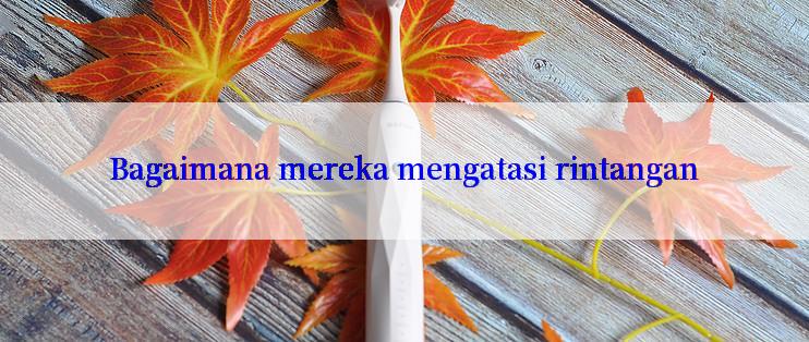 Bagaimana mereka mengatasi rintangan