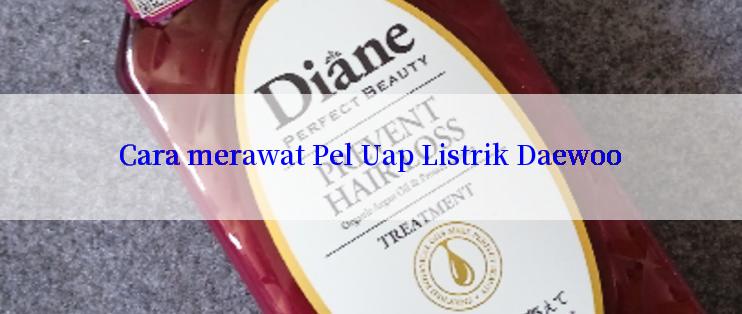 Cara merawat Pel Uap Listrik Daewoo