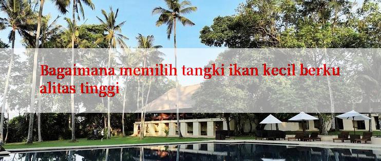 Bagaimana memilih tangki ikan kecil berkualitas tinggi