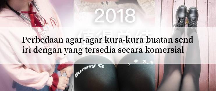 Perbedaan agar-agar kura-kura buatan sendiri dengan yang tersedia secara komersial