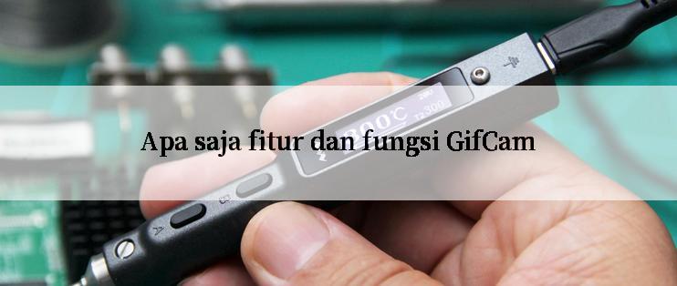 Apa saja fitur dan fungsi GifCam