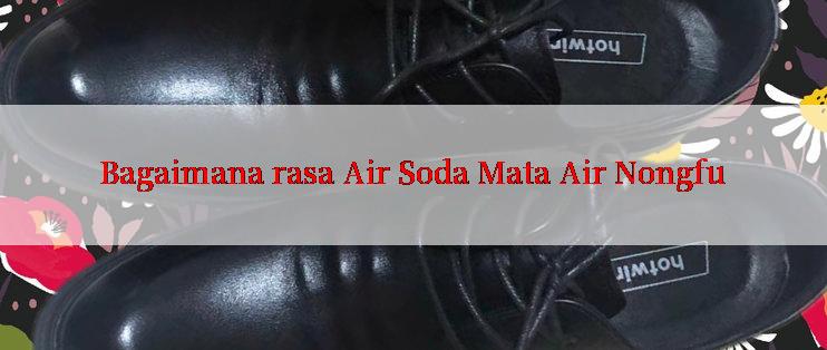 Bagaimana rasa Air Soda Mata Air Nongfu