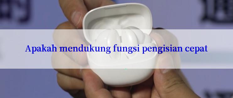 Apakah mendukung fungsi pengisian cepat